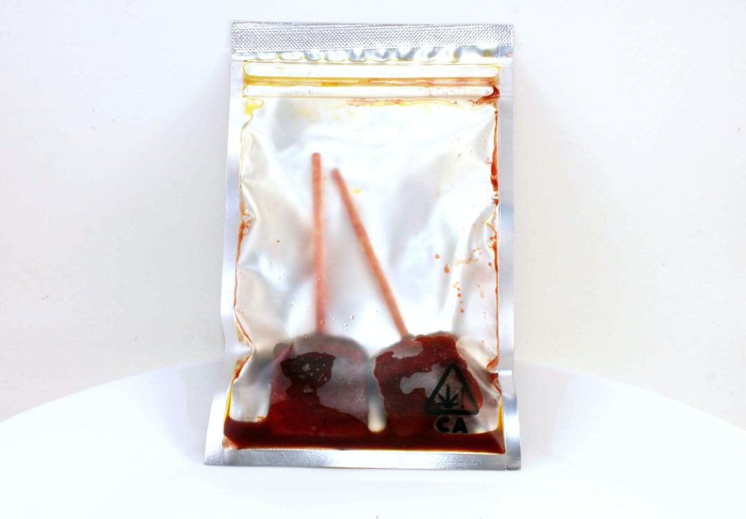 Lollipop Edible Mold, COLORADO & OHIO THC Symbol, 6 mL